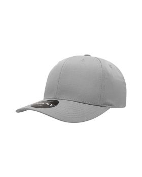'6 Panel Mid Profile Structured Cotton Blend Cap'
