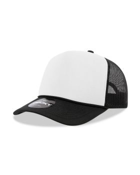 '5 Panel Mid Profile Structured Foam Trucker'