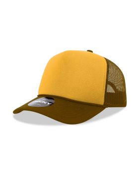 '5 Panel Mid Profile Structured Foam Trucker'