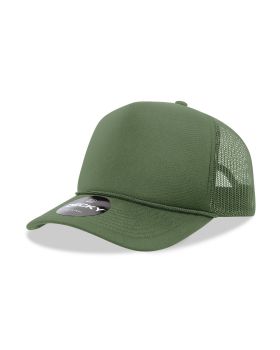 '5 Panel Mid Profile Structured Foam Trucker'