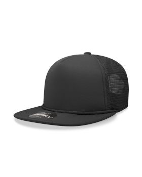 '5 Panel High Profile Structured Foam Trucker'