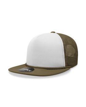 '5 Panel High Profile Structured Foam Trucker'