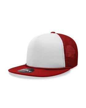 '5 Panel High Profile Structured Foam Trucker'