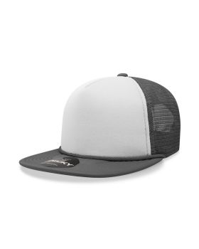 '5 Panel High Profile Structured Foam Trucker'