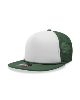 '5 Panel High Profile Structured Foam Trucker'