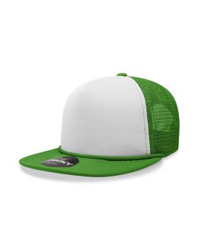 '5 Panel High Profile Structured Foam Trucker'