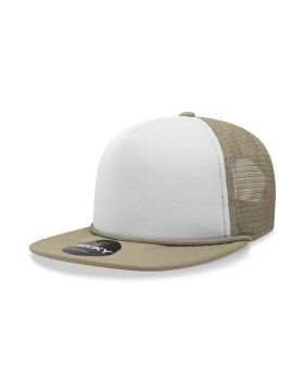 '5 Panel High Profile Structured Foam Trucker'