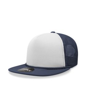 '5 Panel High Profile Structured Foam Trucker'