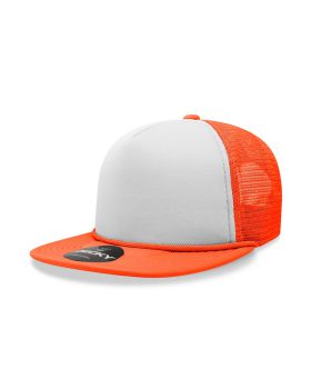 '5 Panel High Profile Structured Foam Trucker'