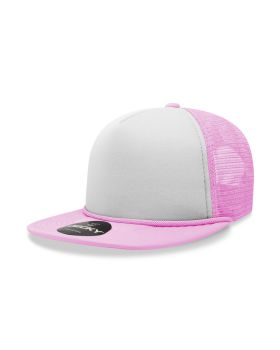 '5 Panel High Profile Structured Foam Trucker'