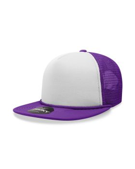'5 Panel High Profile Structured Foam Trucker'