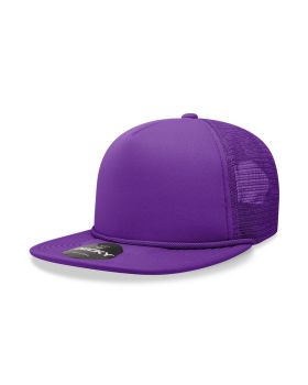 '5 Panel High Profile Structured Foam Trucker'