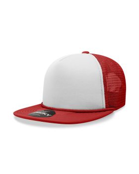 '5 Panel High Profile Structured Foam Trucker'