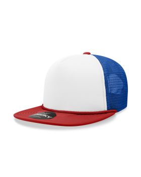 '5 Panel High Profile Structured Foam Trucker'