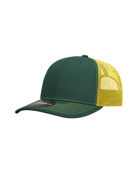 '6 Panel Mid Profile Structured Contra-Stitch Trucker'