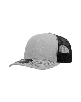 '6 Panel Mid Profile Structured Contra-Stitch Trucker'