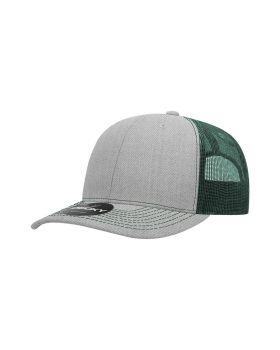 '6 Panel Mid Profile Structured Contra-Stitch Trucker'
