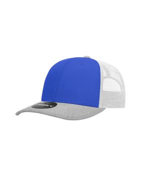 '6 Panel Mid Profile Structured Contra-Stitch Trucker'