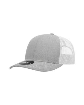 '6 Panel Mid Profile Structured Contra-Stitch Trucker'