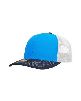 '6 Panel Mid Profile Structured Contra-Stitch Trucker'