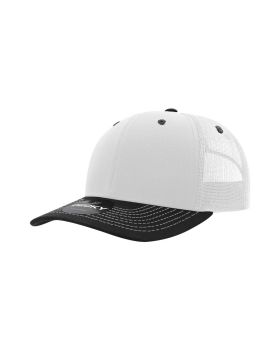 '6 Panel Mid Profile Structured Contra-Stitch Trucker'