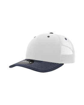 '6 Panel Mid Profile Structured Contra-Stitch Trucker'