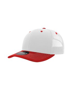 '6 Panel Mid Profile Structured Contra-Stitch Trucker'