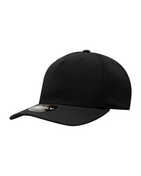 '5 Panel Mid Profile Structured Polyester Cap'