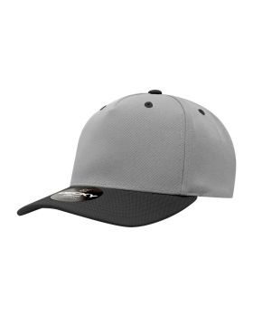 '5 Panel Mid Profile Structured Polyester Cap'