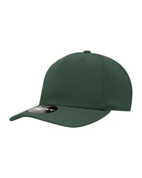 '5 Panel Mid Profile Structured Polyester Cap'