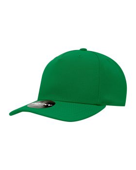 '5 Panel Mid Profile Structured Polyester Cap'