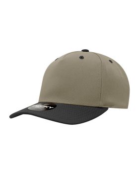 '5 Panel Mid Profile Structured Polyester Cap'