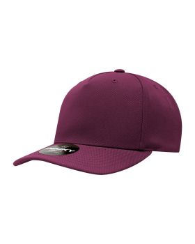 '5 Panel Mid Profile Structured Polyester Cap'