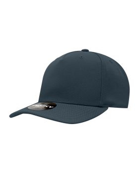 '5 Panel Mid Profile Structured Polyester Cap'