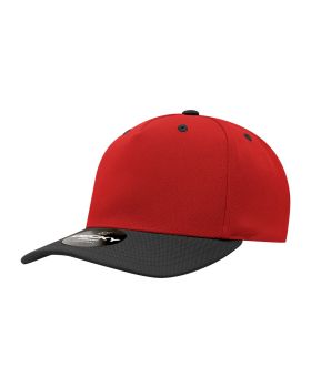 '5 Panel Mid Profile Structured Polyester Cap'