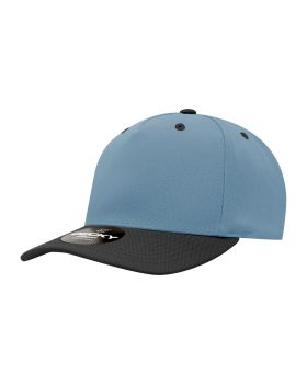 '5 Panel Mid Profile Structured Polyester Cap'