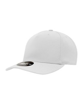 '5 Panel Mid Profile Structured Polyester Cap'