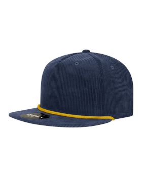 '5 Panel High Profile Relaxed Corduroy Rope Hat'