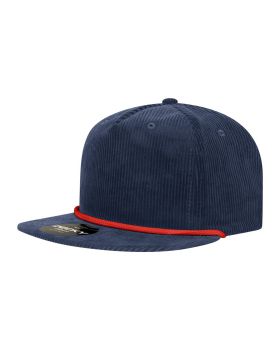 '5 Panel High Profile Relaxed Corduroy Rope Hat'