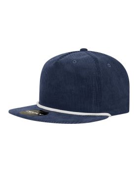 '5 Panel High Profile Relaxed Corduroy Rope Hat'