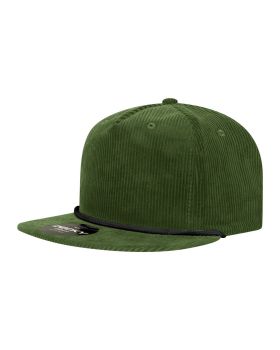 '5 Panel High Profile Relaxed Corduroy Rope Hat'