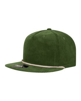 '5 Panel High Profile Relaxed Corduroy Rope Hat'