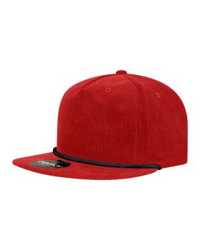 '5 Panel High Profile Relaxed Corduroy Rope Hat'