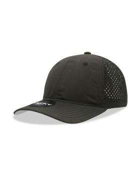 '6 Panel Low Profile Relaxed Perforated Performance Dad Hat'