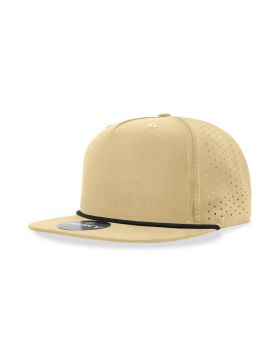 '5 Panel High Profile Relaxed Perforated Performance Rope Hat'