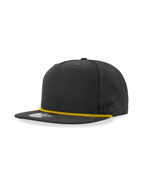 '5 Panel High Profile Relaxed Perforated Performance Rope Hat'