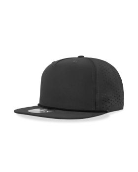'5 Panel High Profile Relaxed Perforated Performance Rope Hat'