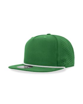 '5 Panel High Profile Relaxed Perforated Performance Rope Hat'