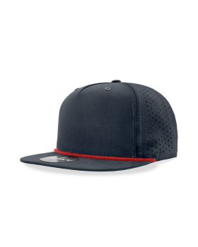 '5 Panel High Profile Relaxed Perforated Performance Rope Hat'