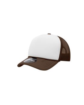 'Youth 5 Panel Mid Profile Structured Foam Trucker'